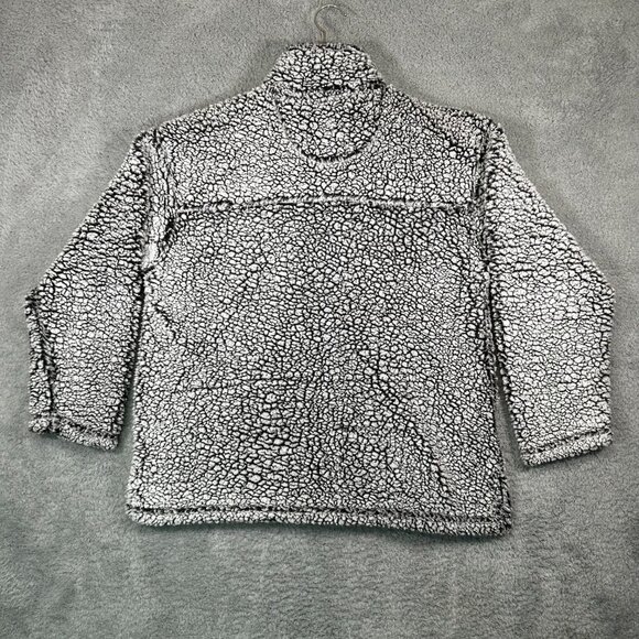 NFL Minnesota Vikings Sherpa Quarter-Zip Pullover Jacket Women's Gray - Picture 3 of 12